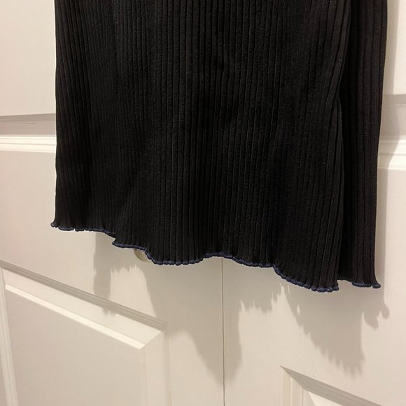 Ellery Tall T Overlay Rib Skirt - Picture 7 of 13